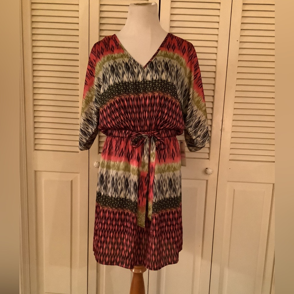 Women’s  ultimate Colored Pattern Lined Dress